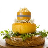 A Klein River Cheese wedding cake