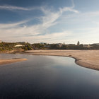 Rooi Els beach and river
