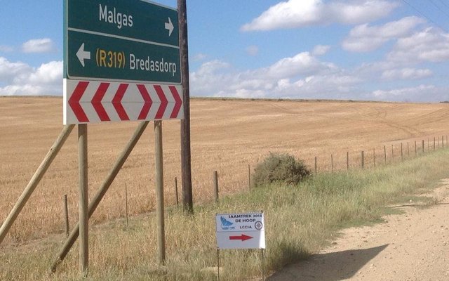 Road Sign Malgas/Bredasdorp