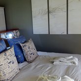 Honeymoon suite king size bed