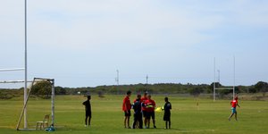 Volunteer Coaches with their players
