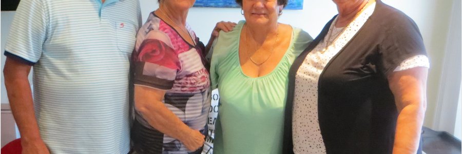 Gansbaai Belastingbetalers- en Inwonersvereniging se nuwe Bestuur, Nico NaudÃ©, Maretha Geldenhuys, Lida NaudÃ© en Ivy van Huyssteen