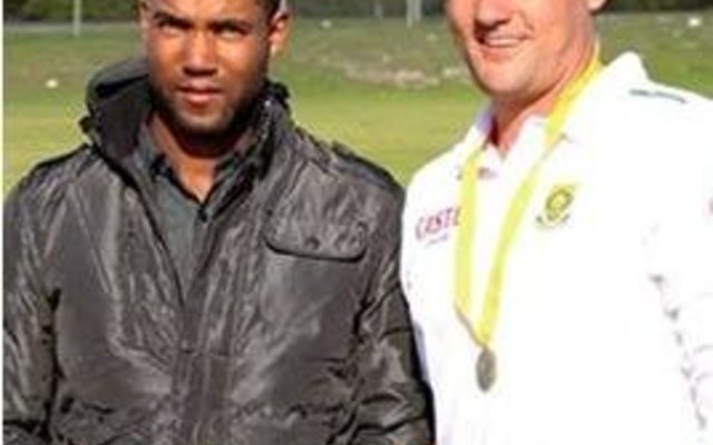 Gurshwin Davids (beste bouler) en AndrÃ© Hage 