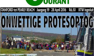 Onwettige Protesoptog - R43 Gesluit