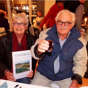 Die skrywers, SD en Jan Fourie van Franskraal (Foto: Gansbaai Courant)