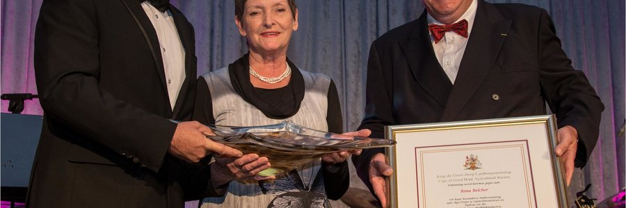 Johan Ehlers, CEO of Agri-Expo, Rina Belcher and Kobus Mulder, International Cheese Expert 