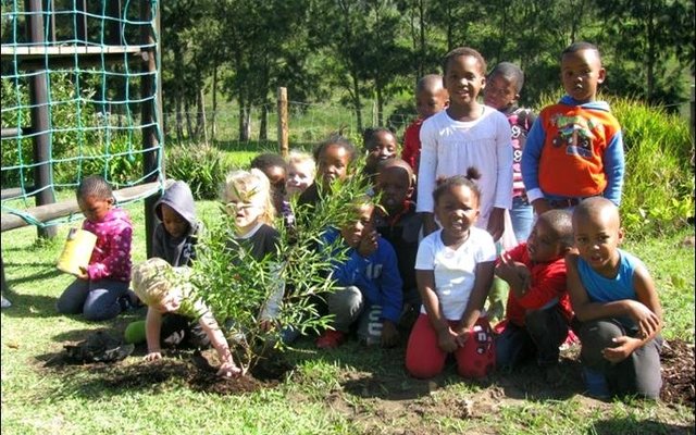 A few happy faces at Flower Valleyâ€™s Early Learning Centre 