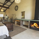 deluxe suite with fireplace