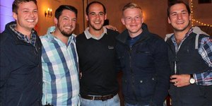 Juan Dyason, Andries Vermeulen, Paulus Franken, AndrÃ© Pieters en Willie Viljoen.