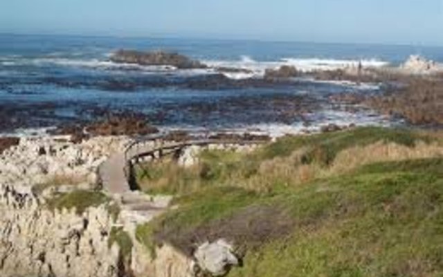 Pathways leading to main beach and harbour