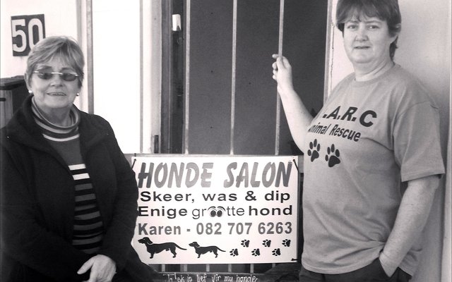 Annalie Jonker (links) van BARC en Karen de Wet