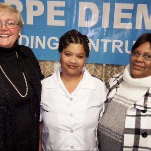 Suster IrÃ©ne de Waal, Gerda Gibson en Magrieta Adams.