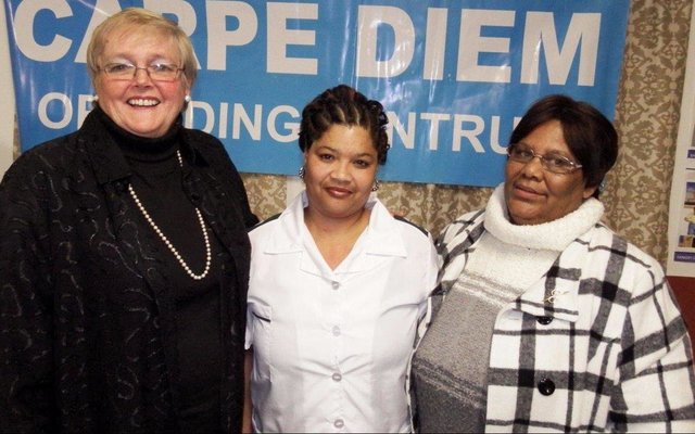 Suster IrÃ©ne de Waal, Gerda Gibson en Magrieta Adams.