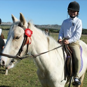 Joani-Lee Vos op Majesty (eienaar Japie Swart)