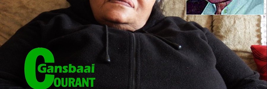 Maria Smith van Viooltjiestraat in Blompark nÃ¡ die afsterwe van haar eggenoot, Willem Smith (inlasfoto) wat in Hoofstraat, Gansbaai deur â€˜n voertuig raakgery is.