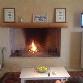 Warm Hearth Living Area