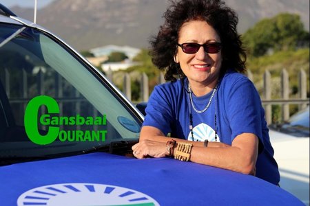 Rdl Riana de Coning wat in Wyk 2 skoonskip gemaak het tydensdie pas-afgelope verkiesing. 