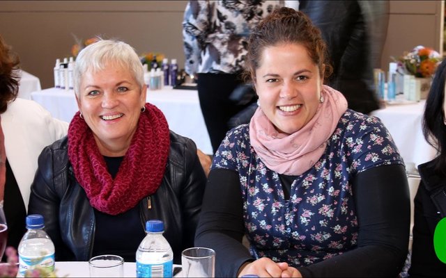 Caledon se boervrouens is van links Jo-Anne, Anandi en ElbÃ© Fourie en Marna du Toit.