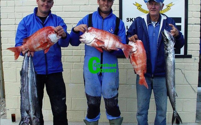  Tweede span: Te danke aan die kennis van Chris Fourie (heel regs) het die WP Blou-span met MornÃ© Marais (kaptein) en Ian Viljoen tweede geÃ«indig.