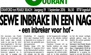 Sewe inbrake in een nag â€“ een inbreker voor hof