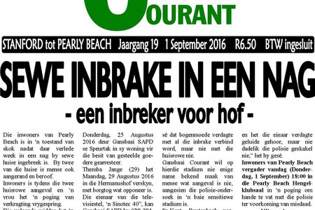 Gansbaai_Courant_1_Sept_2016_Voorblad