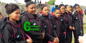 Die voorstelling van Gansbaai PrimÃªr se o/13A (1ste span) netbalspelers.