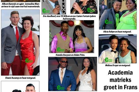 Academia matrieks groet in Frans