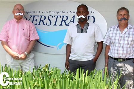 Ald Dudley Coetzee (left) and Cllrs Simphiwe Tebele and David Botha promoting awareness for a very serious issue that affects so many people