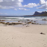 SeaBreak Cottage is just a five-minute walk from this pristine sandy beach
