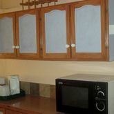 The well equipped kitchen at SeaBreak Cottage