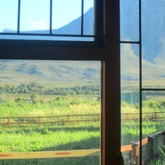 Mountain view from lounge window