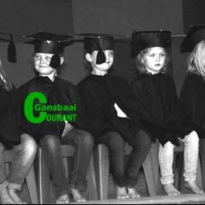 â€˜n Deel van die Gr RR kleuters wat hul diplomas ontvang het en wat volgende jaar as Gr R leerders na die â€œgrootâ€ skool toe oorgeplaas word.