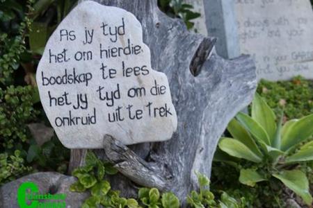 Dis wanneer jy see toe gaan en jou vrou by die huis los,dat sy tyd kry om klippe soos diÃ© te verf.