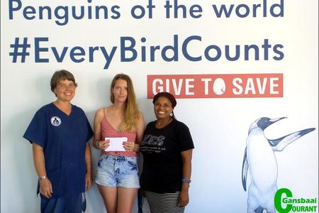 Kayleigh Hawkins, a returningÂ international marine volunteer, startedÂ  aÂ  GoFundMe fundraiser seven months ago to help African penguins in peril at the African Penguin and Seabird Sanctuary near Kleinbaai. Her goal was to raise Â£300 (approximately R5 000). Kayleigh is back in Gansbaai for six weeks having raised a total amount of Â£940 (R16 239) of which she is also donating an amount of R1 700 to theÂ Dyer Island Conservation Trust's DEEP programme.