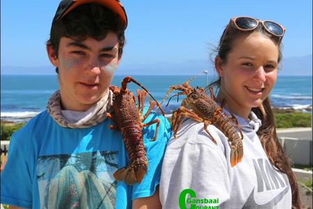 Werner van Zyl (14) en sy niggie, Ceara de Gouveia (16) van BloubergstrandÂ  geniet hul somervakansie terdeÃ« deur vroegoggend, wanneer die meeste mense nog slaap, te gaan tuna vang.