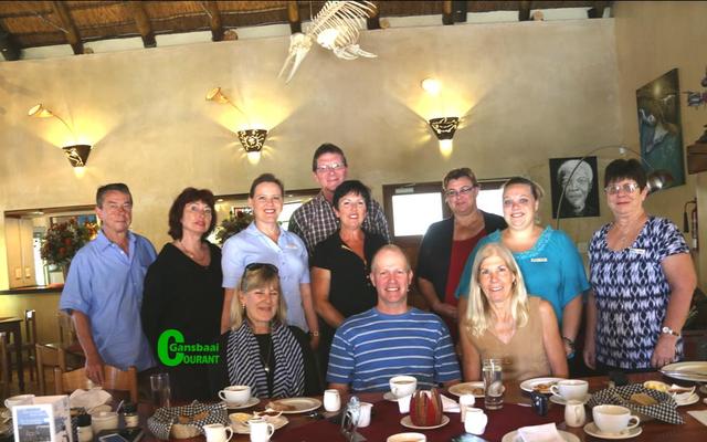 Members of the Gansbaai Business Chamber at their first breakfast meeting for 2017 â€“ from left front:Â  Karin Blumer (Grootbos Foundation), Hein van Wyk (Overtek Computers) and Julia Barlow (Chairperson:Â  Gansbaai Business Chamber).Â  Back:Â  Bernard Klodwig (Sasinambo Tours), Inge Hugo (Sasinambo Tours)), Nina Willemse (ABSA Gansbaai),Â  Du Toit and Martiena Kotze (Seaview Cleaners), Diana Nortman (GG Krugel and Honey agent), Doulene Els (Gansbaai Tourism and secretary:Â  Gansbaai Business Chamber) and Glenda Kitley (Gansbaai Tourism).