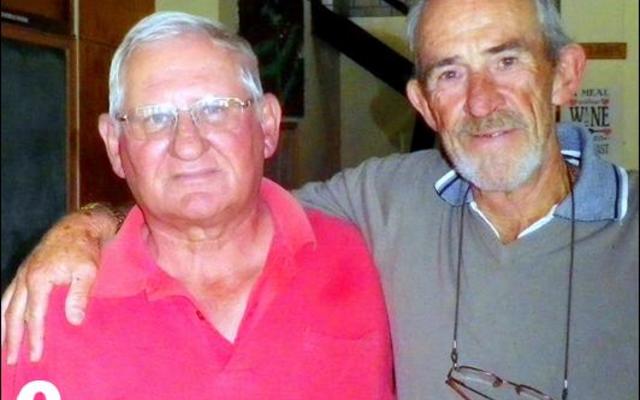 Die trotse wenners van die Gekombineerde Stableford-kompetisie was Solly Wessels (links) en Andre Roos. Solly Wessels het ook â€˜n Arend op putjie no 1 aangeteken.