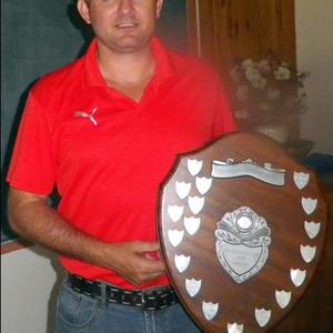 Pieter Loubser, die 2017 Klubkampioen van Gansbaai Gholfklub.