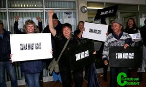 Gietende reÃ«n keer hulle nie