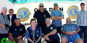 Die Lions klublede wat hard gewerk het om van die naweek â€˜n sukses te maak is van links agter:  Margaret Nell, Christine van Zyl, Boats van Staden, Francois de Vries en Johan Truter.  Voor:  Arend van Zyl, Marietta Hatting (president), Pieter de Vries en Eric Nell.