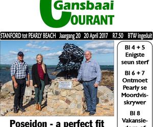 First artwork for Kleinbaai harbour