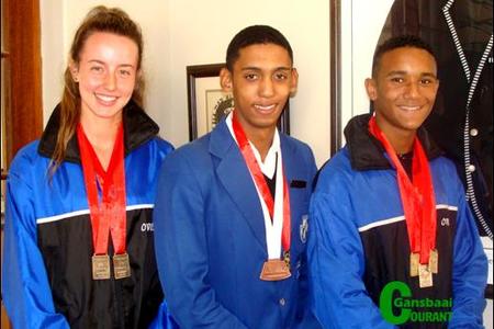 Martelize Jordaan -Â  Brons 100mH, Brons aflos; Lee-Hano Swarts - Goud in 400mH; Adrian Swart - Driesprong 4de, Verspring Goud en breek die 2003 S o/15 rekord met n afstand van 6,99m, Goud in 300mH en Silwer medalje in medley aflos.  Uitslae van die ASA JUNIOR ATLETIEKBYEENKOMS wat in Groenpunt plaasgevind het oor die naweek van 7 en 8 April 2017:  Martelize Jordaan - 4de in 100mH o/20, Lee-Hano Swarts - Brons medalje in 400mH o/20. Baie goeie tyd van 53.14s  Adrian SwartÂ  moes in o/18 groep deelneem en haalÂ  die 200m finaal en eindig 6de.