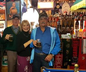 A huge treat for privileged guests at Pearly's private rugby museum