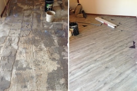 Before & After Floor Work