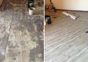 Before & After Floor Work