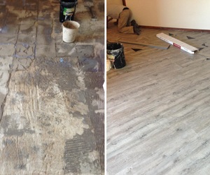 Before & After Floor Work