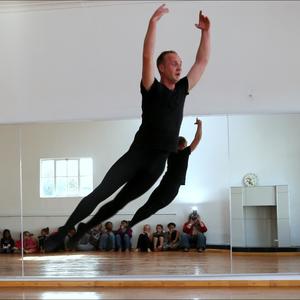 Christian Pinkerton hier in aksie.