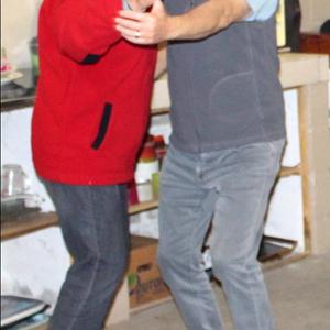 â€˜n Gesellige oomblik tydens Overberg Kushengelklub se hamburgeraand, met jeukerige dansvoete op maat van die Rummy Cub Orkes se musiek.