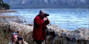 Die twee klublede wat as â€˜n reÃ«l baie hard werk en veral tydens die naweek te Wortelgat, Marc en Veronica du Plessis, is hier in aksie met hul kameras.