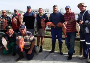 Rooi vis en snoek byt al te lekker